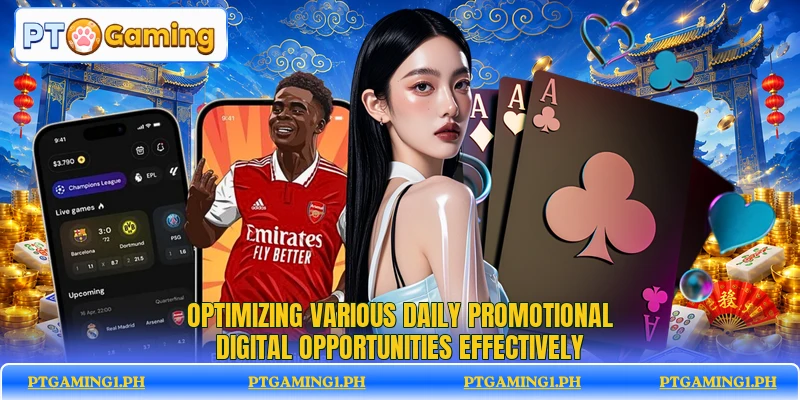 Optimizing various daily promotional digital opportunities effectively Optimizing various daily promotional digital opportunities effectively