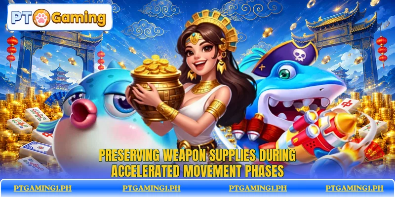 Preserving weapon supplies during accelerated movement phases Preserving weapon supplies during accelerated movement phases
