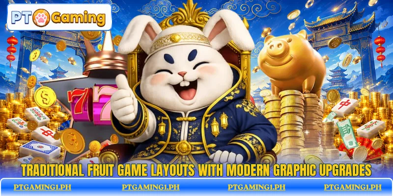Traditional fruit game layouts with modern graphic upgrades Traditional fruit game layouts with modern graphic upgrades